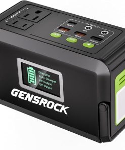 GENSROCK 120W Power Station and 300W CPAP Backup for Camping Emergencies 2