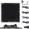 Powkey 24000mAh Portable Power Bank with 30W Solar Panel for Camping 3