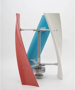 400W Vertical Wind Turbine with 3 Blades for Hybrid Solar System