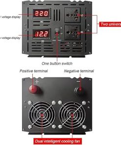 Pure Sine Wave Inverter 8000W 6000W 5000W DC 12V 24V to AC 220V 2