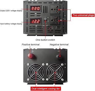 8000W 6000W 5000W Pure Sine Wave Inverter DC to AC Converter 2 8000W 6000W 5000W Pure Sine Wave Inverter DC to AC Converter - Image 2