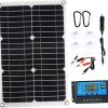 20W 18V Solar Battery Charger Kit Waterproof for Outdoor Use 3
