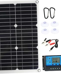 Dual Port Solar Power Bank Charger for RV Boat and Camping Use
