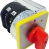 Three Gear Two Section Lockable Key Transfer Cam Switch 32A 3