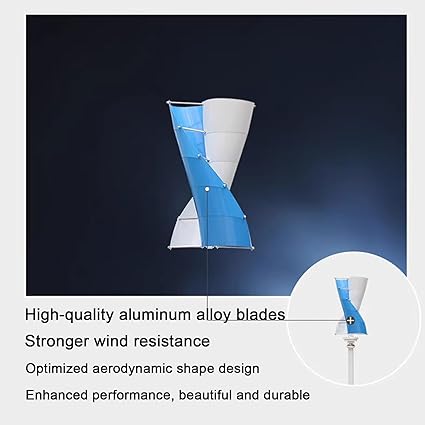 300W 12V Wind Turbine Generator Ultra Quiet Off-Grid Power for Outdoors 2 300W 12V Wind Turbine Generator Ultra Quiet Off-Grid Power for Outdoors - Image 2