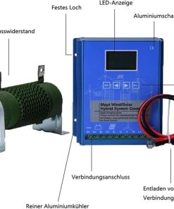 12000W Wind Solar Hybrid Charge Controller for 12V 24V 48V Systems 2