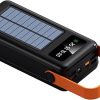 Portable 24W 5V Solar Panel Foldable USB Type C Monocrystalline Outdoor 4