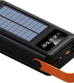 60000mAh Solar Battery Pack with LED Display and Multiple Ports 60000mAh Solar Battery Pack with LED Display and Multiple Ports