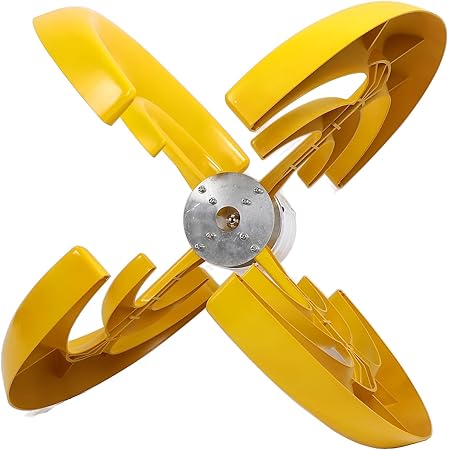 Hilitand 4 Vane Wind Power Kit 1200W Vertical Axis Wind Turbine 2 Hilitand 4 Vane Wind Power Kit 1200W Vertical Axis Wind Turbine - Image 2