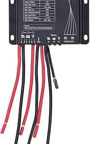 Efficient 12V Smart MPPT Solar Controller with LED Driver Features