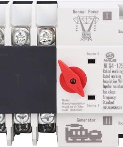 Dual Power Supply Transfer Switch Q4-125 100A 80A Millisecond Level