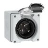 KLVN L6-30P NEMA 30Amp Generator Power Inlet Box Weatherproof