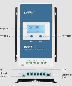 EPEVER 30A MPPT Solar Charge Controller for 12V 24V Lithium Battery 2