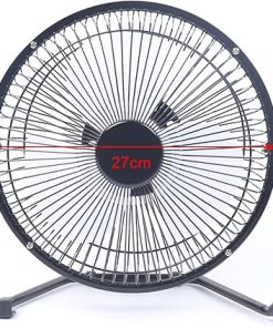 Solar Powered Lighting Fan Kit with 8 Inch Fan and 3 Bulbs 2