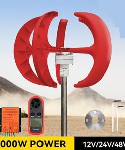 Vertical Wind Turbine Generator 2kW Low Noise MPPT Home Use 2