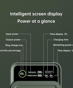 CTOLITY 100W Solar Charging Power Bank Station 60000mAh Generator 2