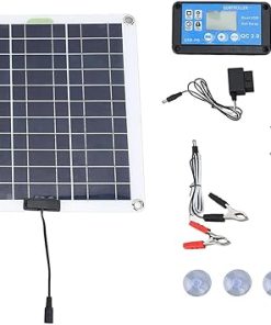 200W Portable Solar Charger Kit with Monocrystalline Panel and Controller