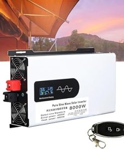 8000W Solar Pure Sine Wave Inverter with Remote Control LCD Display
