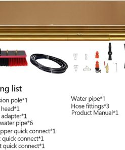 Photovoltaic Cleaner Water Fed Pole Kit for Solar Panel Cleaning 2