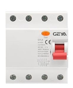 3 Phase RCD Electromagnetic Differential Breaker Earth Leakage 63A