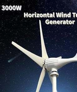 High Efficiency 3000W Wind Turbine Generator 12V 24V for Homes RVs 2