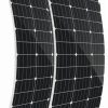 Portable 80W Solar Panel Kit with Dual USB Charger for Outdoors 4