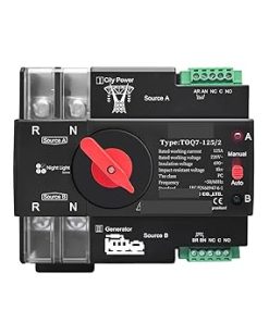 Dual Power Automatic Transfer Switch 220V 230V 2P 63A 100A 125A