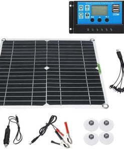 200W 12V Solar Panel Kit Polycrystalline with USB Output for RV