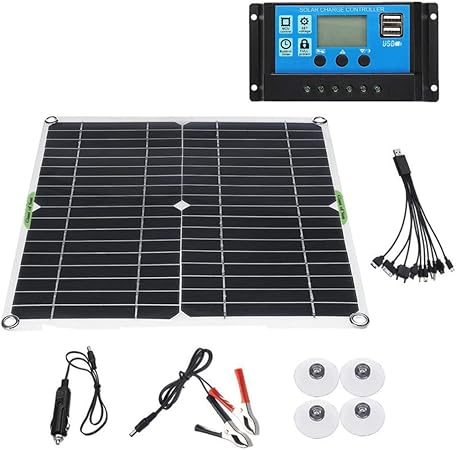 200W 12V Solar Panel Kit Polycrystalline with USB Output for RV 200W 12V Solar Panel Kit Polycrystalline with USB Output for RV