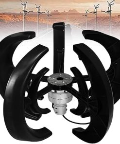 3000W Wind Turbine 5-Blade Hybrid Power Generation System with Controller