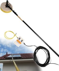 Multifunctional Solar Panel Cleaning Tools with Water Fed Rod Kit