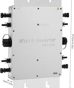 110V 1200W Solar Micro Inverter with LCD Display and IP65 Waterproof 2