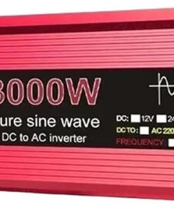Portable Pure Sine Wave Inverter DC 24V to AC 220V 3000W Power Bank
