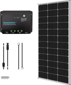 Renogy 100W Solar Panel Kit with 30A Charger for RV and Off Grid