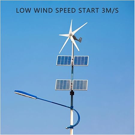 Wind Turbine Kit 5 Blade 3000W Generator for Home Energy Use 2 Wind Turbine Kit 5 Blade 3000W Generator for Home Energy Use - Image 2