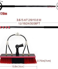 Photovoltaic Solar Panels and Window Cleaning Pole Kit 12 Feet 2