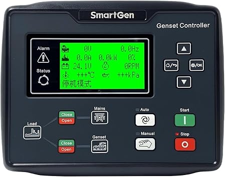 Smartgen HGM6120CAN Diesel Generator Controller Auto Start Stop Panel 2 Smartgen HGM6120CAN Diesel Generator Controller Auto Start Stop Panel - Image 2
