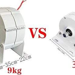 24V 10000W Wind Turbine Generator AC Alternator 12V to 220V 500RPM 2