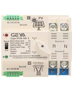 Automatic Transfer Switch for On-Grid Photovoltaic Power 2P 63A 100A 2
