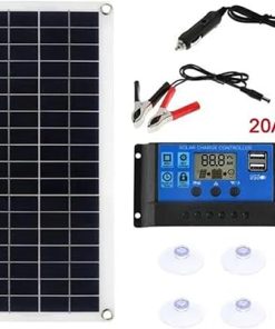 1000W Solar Panel Controller for 12V 24V RV Car Phone Charger