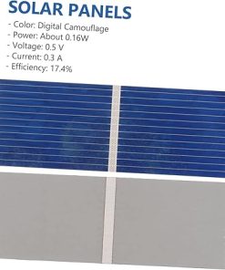 3 Sets Solar Power Bank and Panel Charger for Hiking and Camping 2