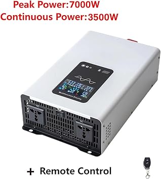 Pure Sine Wave 10000W 7000W Power Inverter DC 12V 24V to AC 220V Portable Power Bank Converter Solar Inverter Transforme(7000W Remote,96V_220-230V 50HZ) 2 Pure Sine Wave 10000W 7000W Power Inverter DC 12V 24V to AC 220V Portable Power Bank Converter Solar Inverter Transforme(7000W Remote,96V_220-230V 50HZ) - Image 2