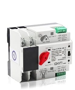 Mini ATS 100A 125A 220V Automatic Transfer Switch for Solar Power 2