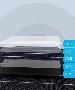 170W Semi-Flexible Monocrystalline Solar Panel for RVs and Boats 2