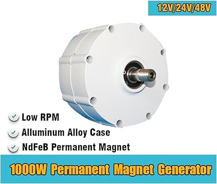 500W to 1000W Gearless Wind Turbine Generator for Home and RVs 2 500W to 1000W Gearless Wind Turbine Generator for Home and RVs - Image 2
