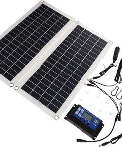 Milisten 12V Solar Cell Board Kit for Outdoor Camping and Travel