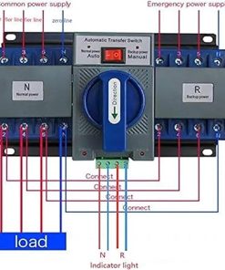 4P 63A Dual Power Automatic Transfer Switch for Generators 2