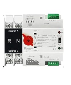 Din Rail Mini ATS Dual Power Switch 125A AC110V AC230V