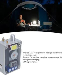 Portable Hand Crank Generator USB Charger with COB Light for Emergencies 2