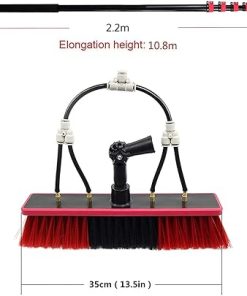 JATIBOSH Solar Panel Cleaning Brushes and 30Ft Extension Pole Kit 2
